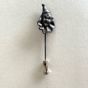 Silver Clown Stick Pin